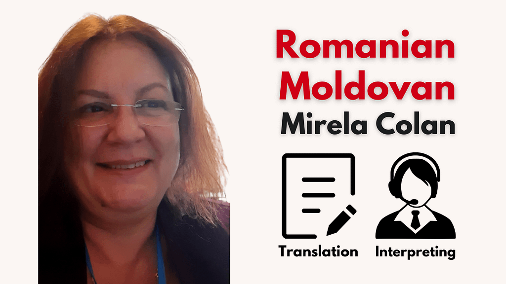 Romanian interpreter in the North West (England) - Mirela Colan