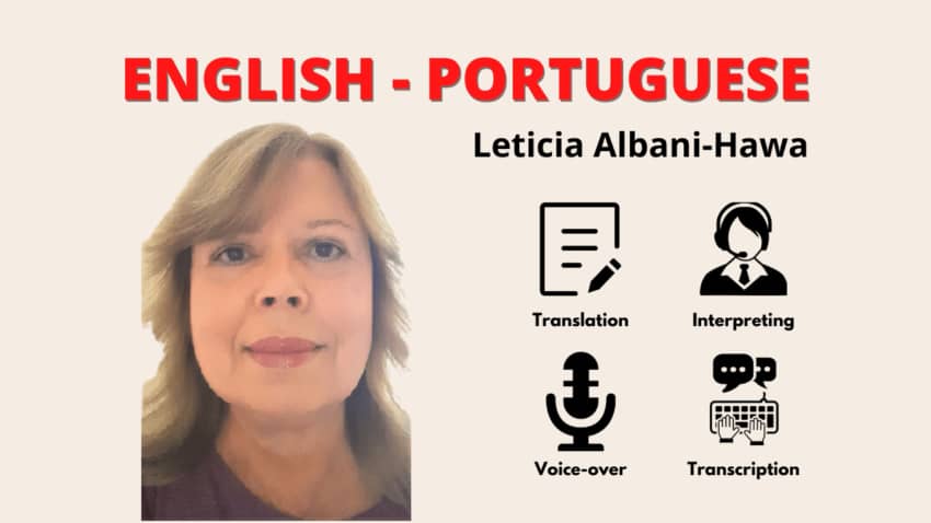 Portuguese Interpreter in Leeds, West Yorkshire - Dr Leticia Albani-Hawa