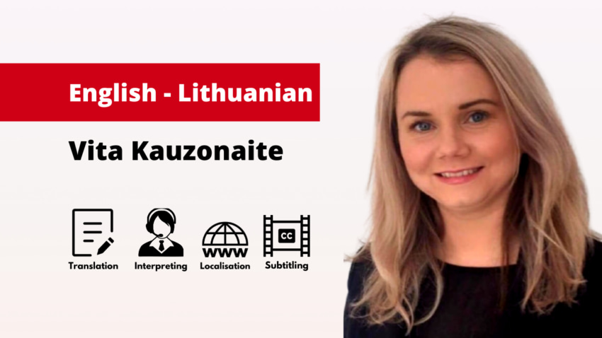 English-Lithuanian Translator, Lithuanian interpreter - Vita Kauzonaite