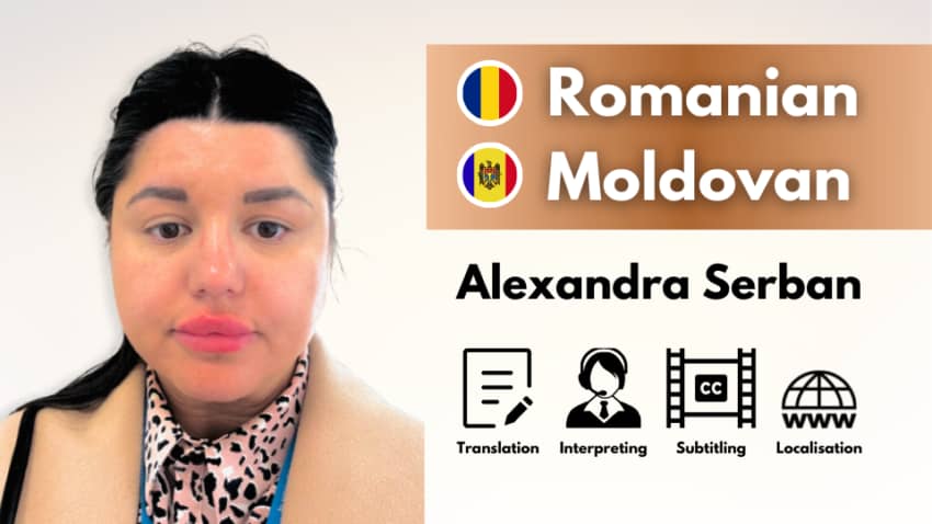 Romanian and Moldovan Interpreter in South Yorkshire - Alexandra Serban