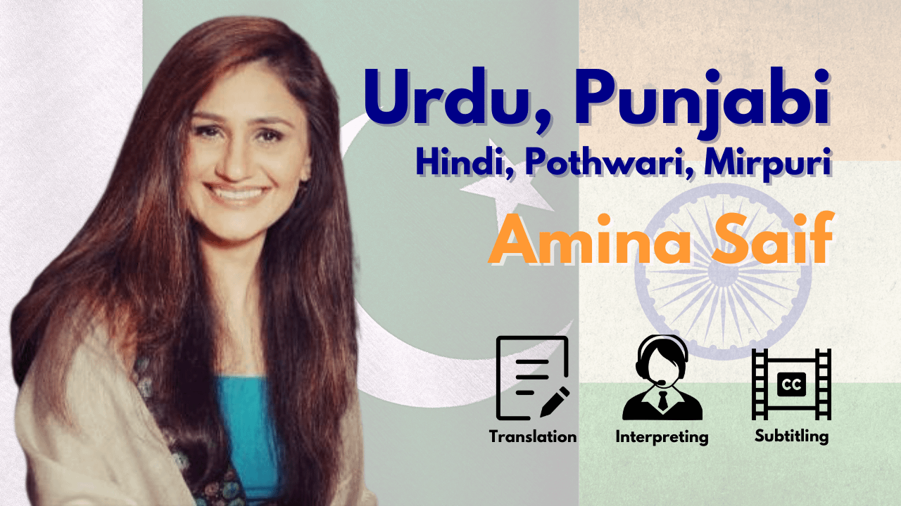 English-Urdu translator, Urdu, Punjabi, Mirpuri, Hindi conference  interpreter