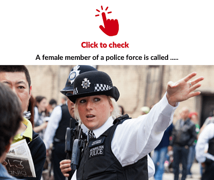policewoman-vocabulary-exercise
